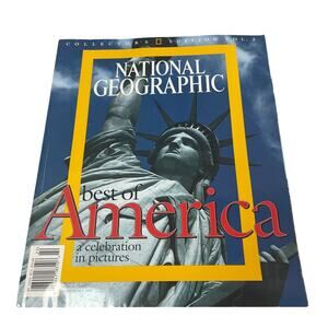 Vintage 2002 National Geographic Best of America Volume 2 Color Magazine Book